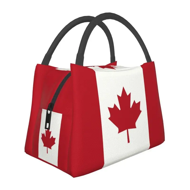 Women Bags In Canada - حقائب غداء معزولة بعلم كندا للنساء،