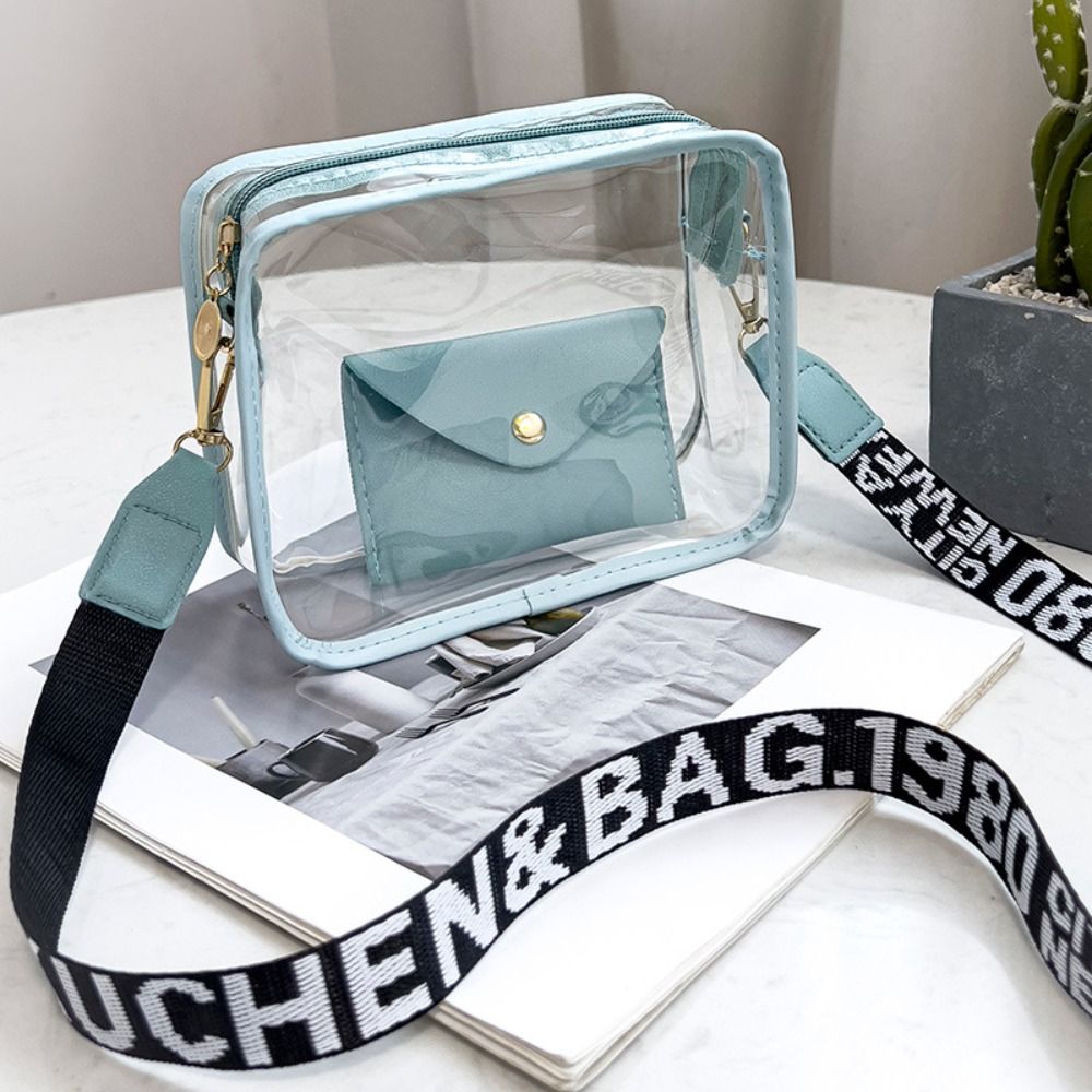 Women Bags Low Price - كيس جيلي شفاف من كلوريد البولي