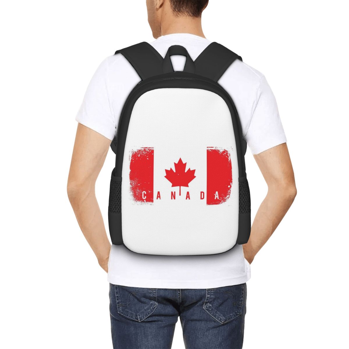 Women Bags In Canada - حقيبة ظهر مدرسية للطلاب بعلم كندا،