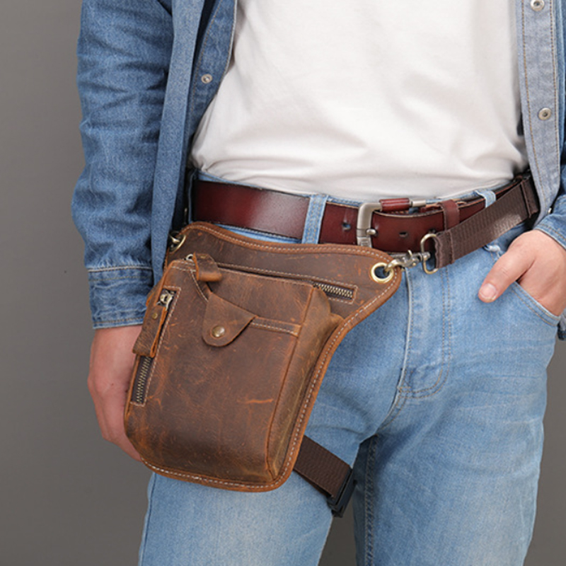 Women'S Vegan Bags - خمر بولي Leather الجلود الخصر حزمة