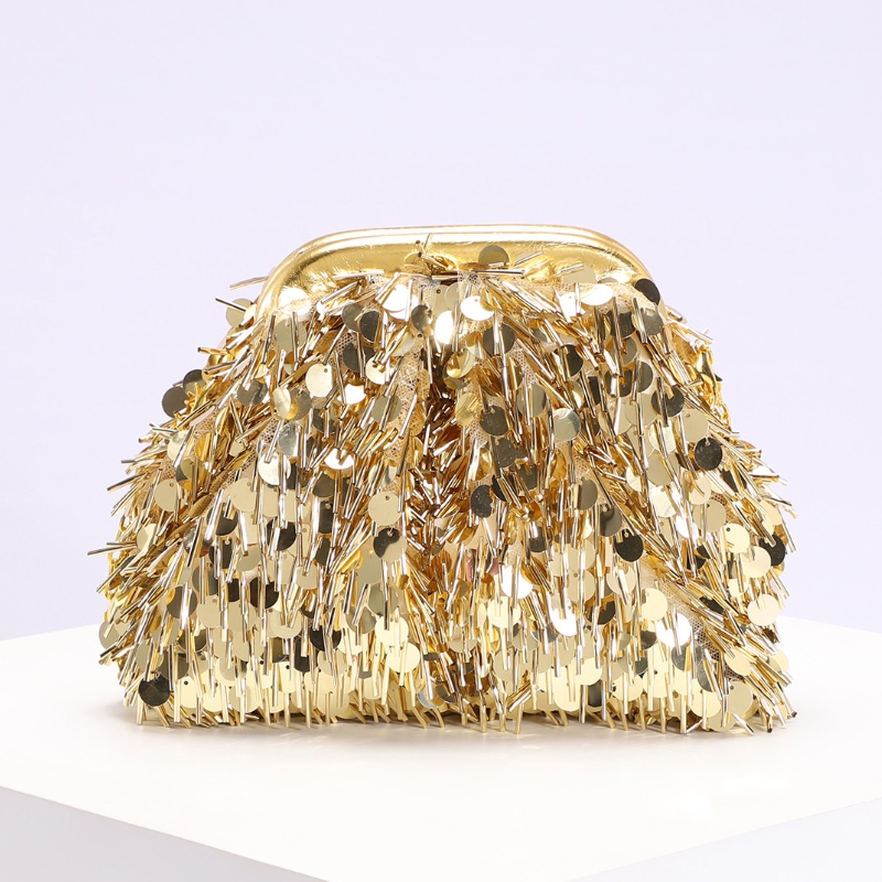 حقيبة يد نسائية عصرية جديدة مز - مراجعة Women Bags Golden وسعره