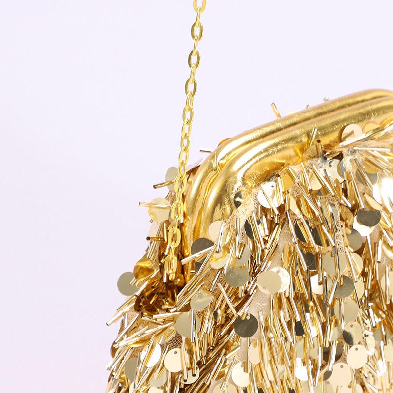 حقيبة يد نسائية عصرية جديدة مز - مراجعة Women Bags Golden وسعره