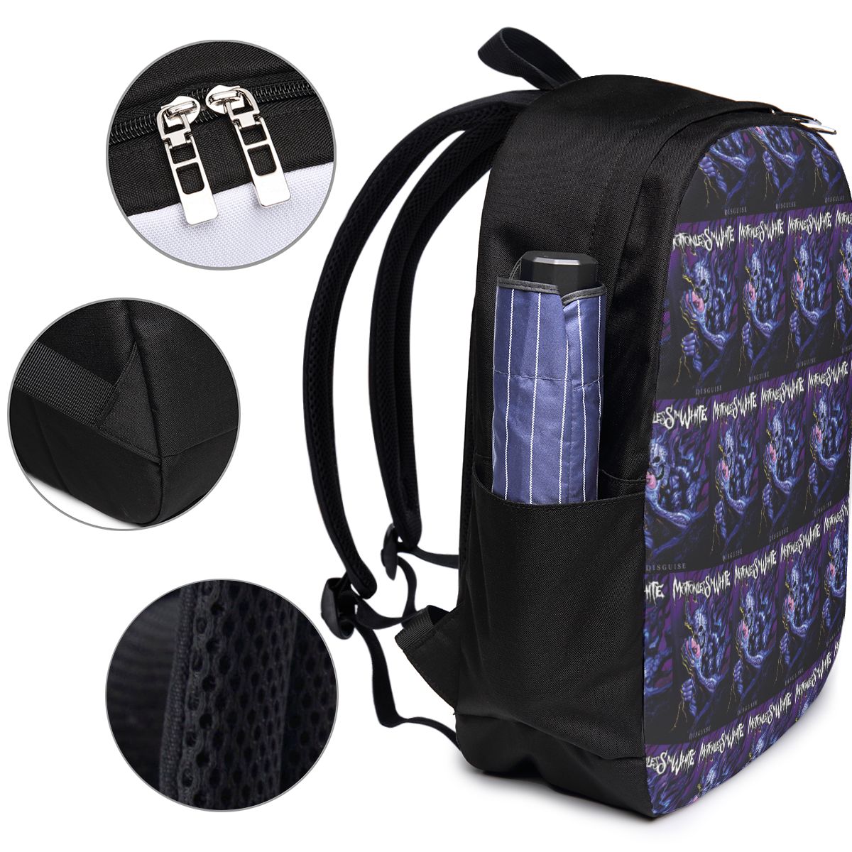 حقيبة ظهر بيضاء من Motionless  - مراجعة Women Bags For Travel وسعره