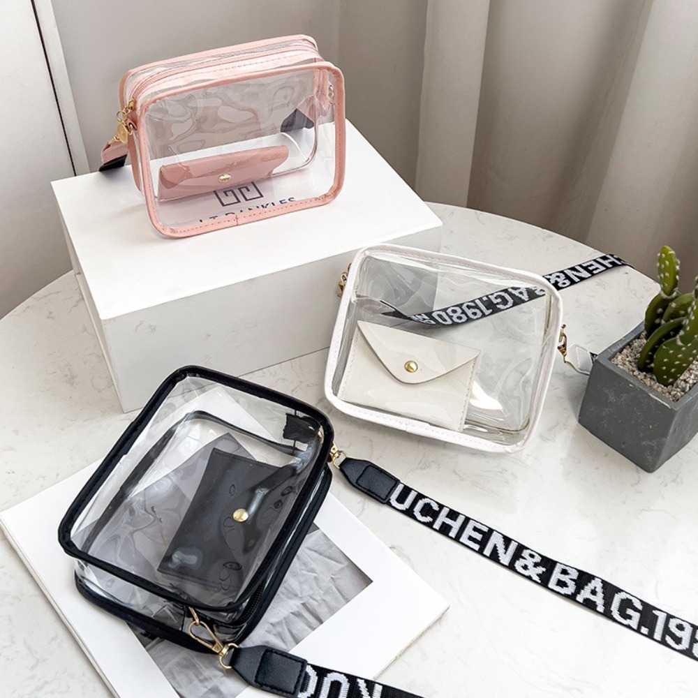 كيس جيلي شفاف من كلوريد البولي - مراجعة Women Bags Low Price وسعره