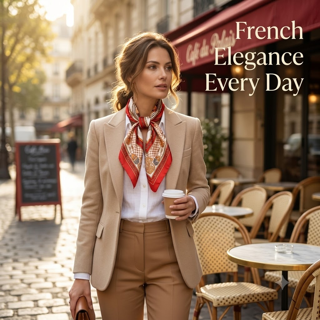 وشاح مربع 50x50 سم بنقشة فك ال - مراجعة Women Bags Office وسعره