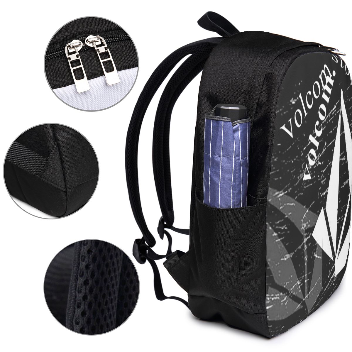 حقيبة ظهر بشعار V-Volcom، حقيب - مراجعة Women Bags For Travel وسعره
