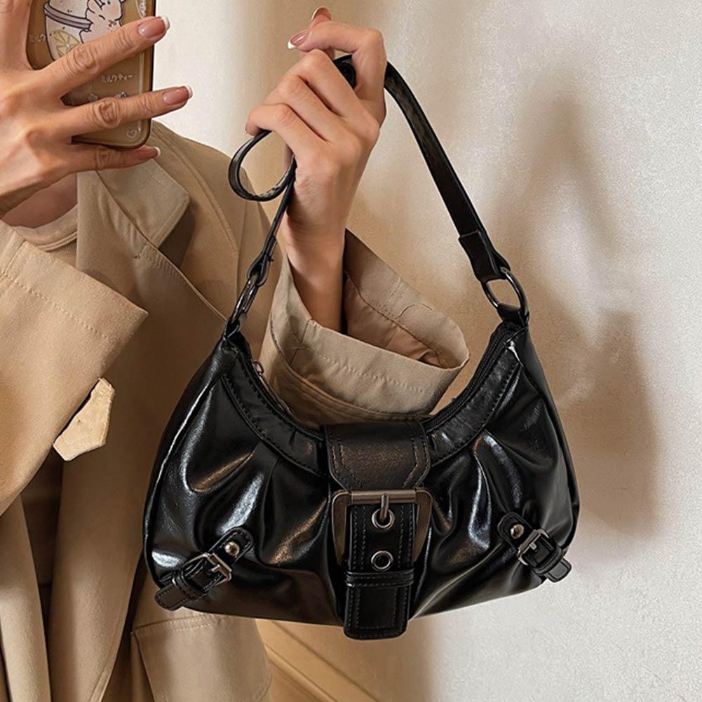 حقيبة كتف هوبو مطوية بتصميم Y2 - مراجعة Women Bags Office وسعره
