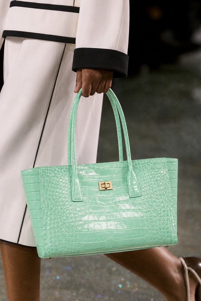 حقيبة يد SHELKSBAG لامعة بنقشة - مراجعة Women Bags Office وسعره