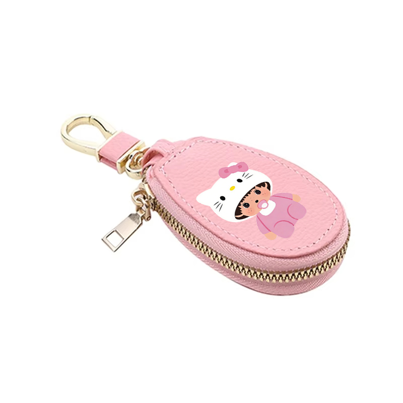 محفظة مفاتيح جلدية MONCHHICHI  - مراجعة Women Bags Gift وسعره