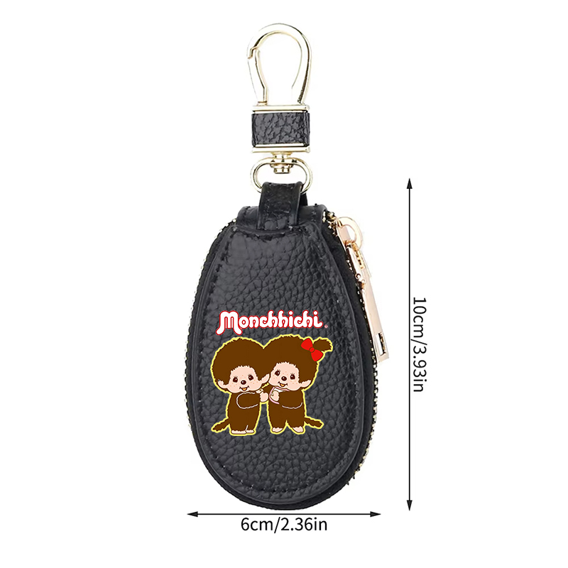 محفظة مفاتيح جلدية MONCHHICHI  - مراجعة Women Bags Gift وسعره