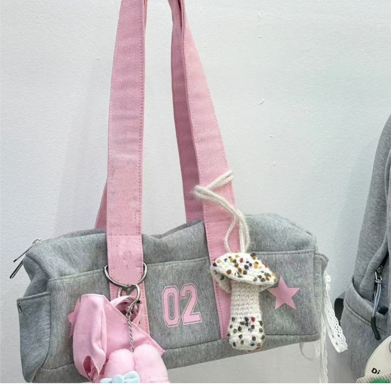 Harajuku رمادي حقيبة يد حقيبة  - مراجعة Women Bags Grey وسعره