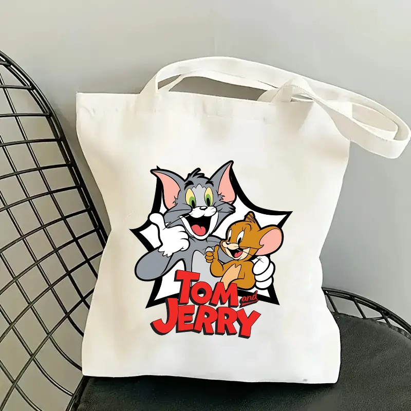 حقيبة قماشية لطيفة بتصميم توم  - مراجعة Women Bags Gift وسعره